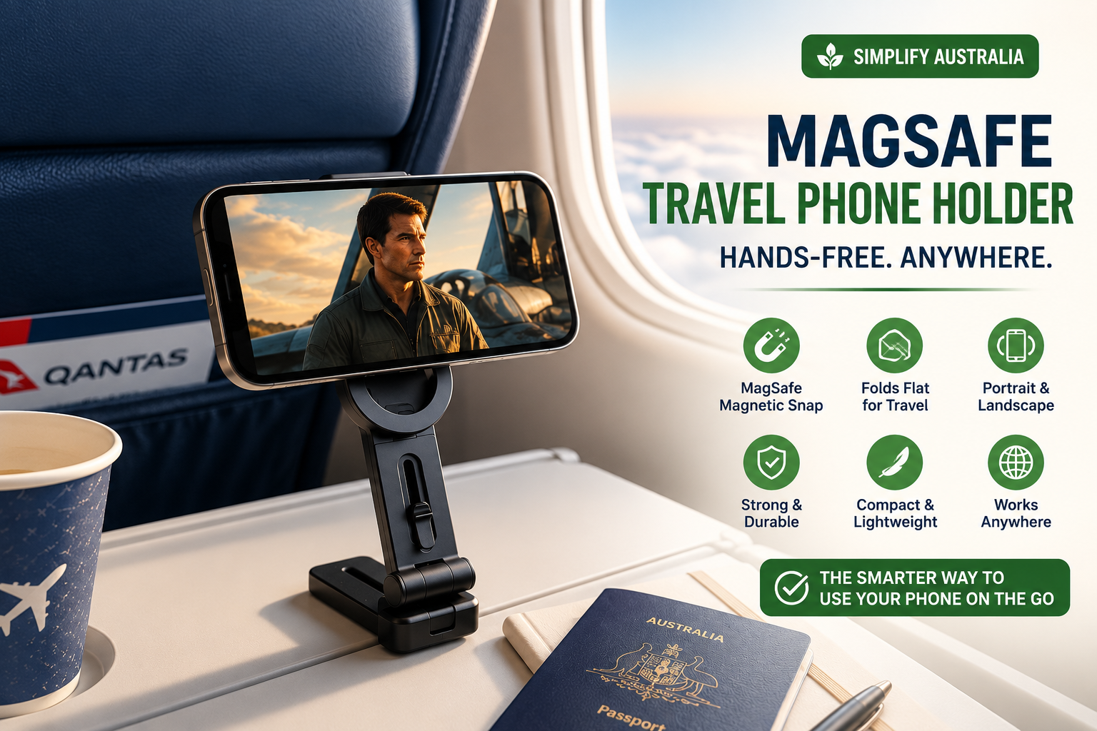 The Hands-Free Travel Phone Holder Every Aussie Flyer Needs in 2026