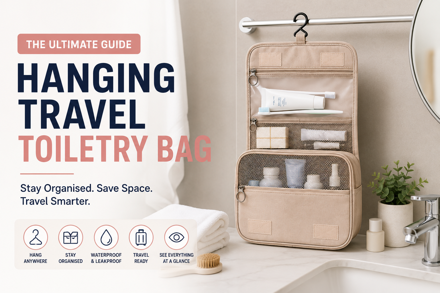 The Hanging Makeup Bag Every Female Traveller Needs in 2026