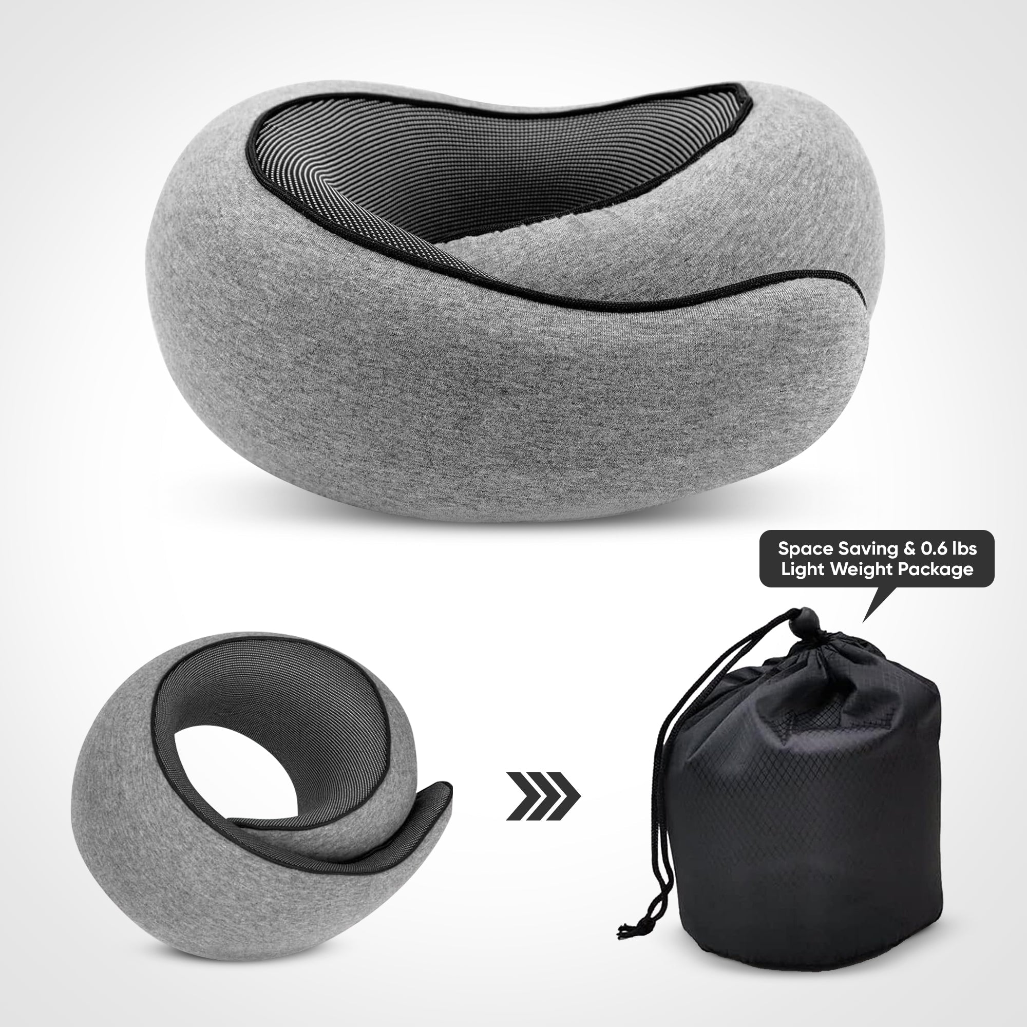 Travel Memory Foam Neck Pillow - Simplify. Australia