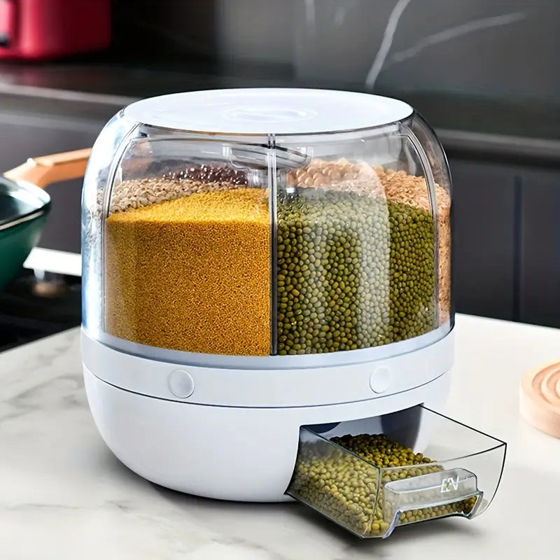 SmartSpin Rotating Dispenser keeping pantry organised and clutter-free