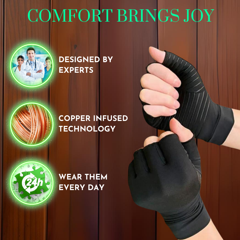 PureGrip gloves providing relief for sore hands and joints