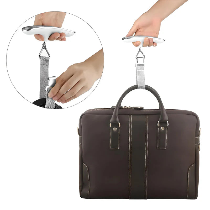 Accurate digital luggage scale preventing overweight fees