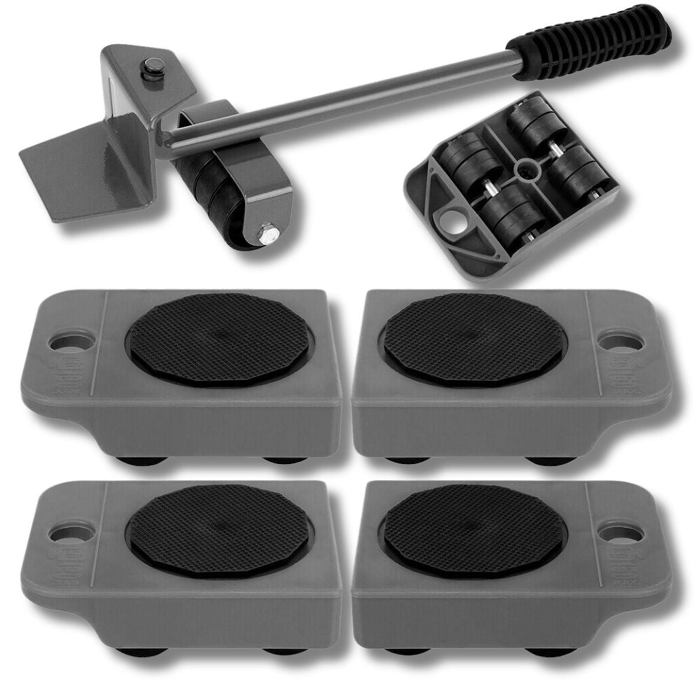 ProLift heavy duty rollers sliding bed across timber floors