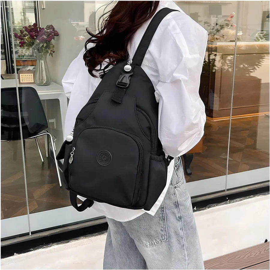 Convertible crossbody backpack for secure travel