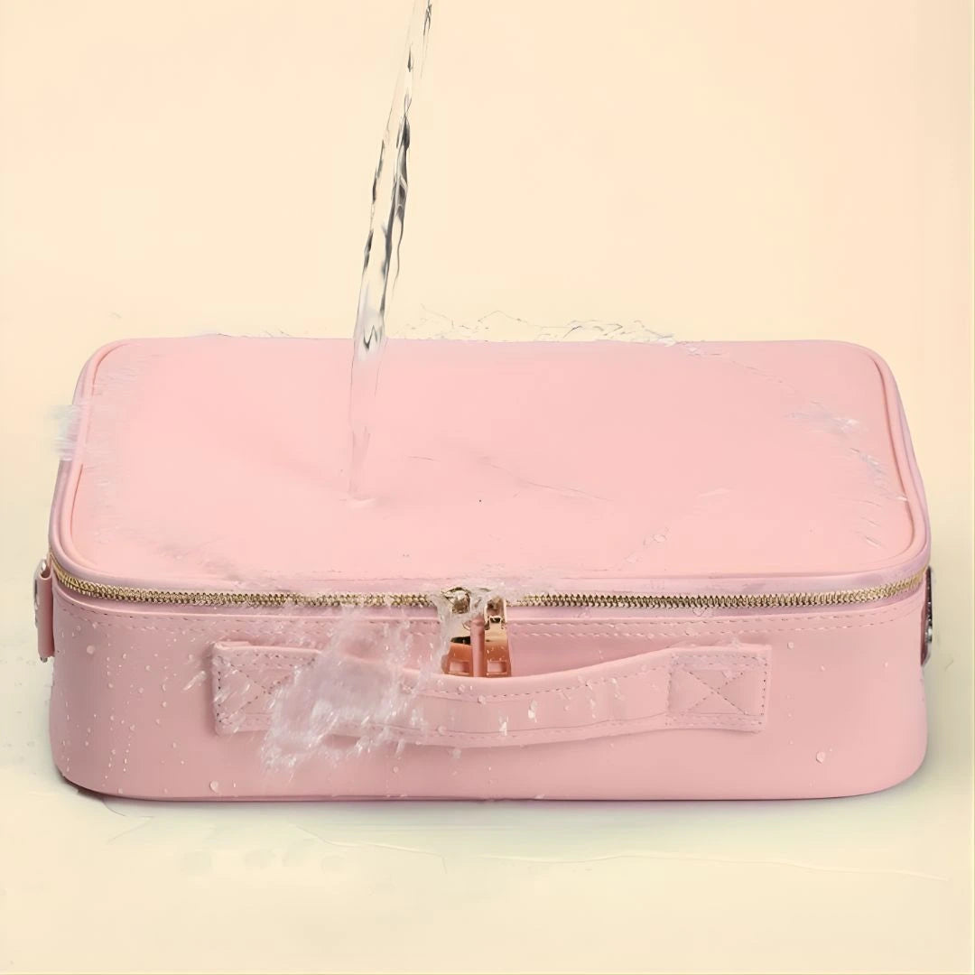 Compact makeup storage case for flights, holidays and carry on luggage
