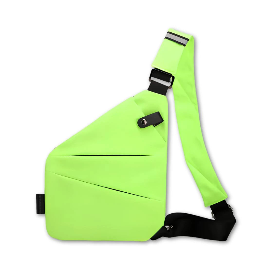 Compact RFID blocking bag keeps essentials safe during daily commute