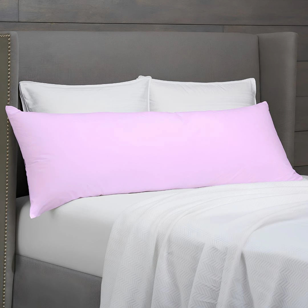 Full length pregnancy support pillow for comfortable side sleeping all night