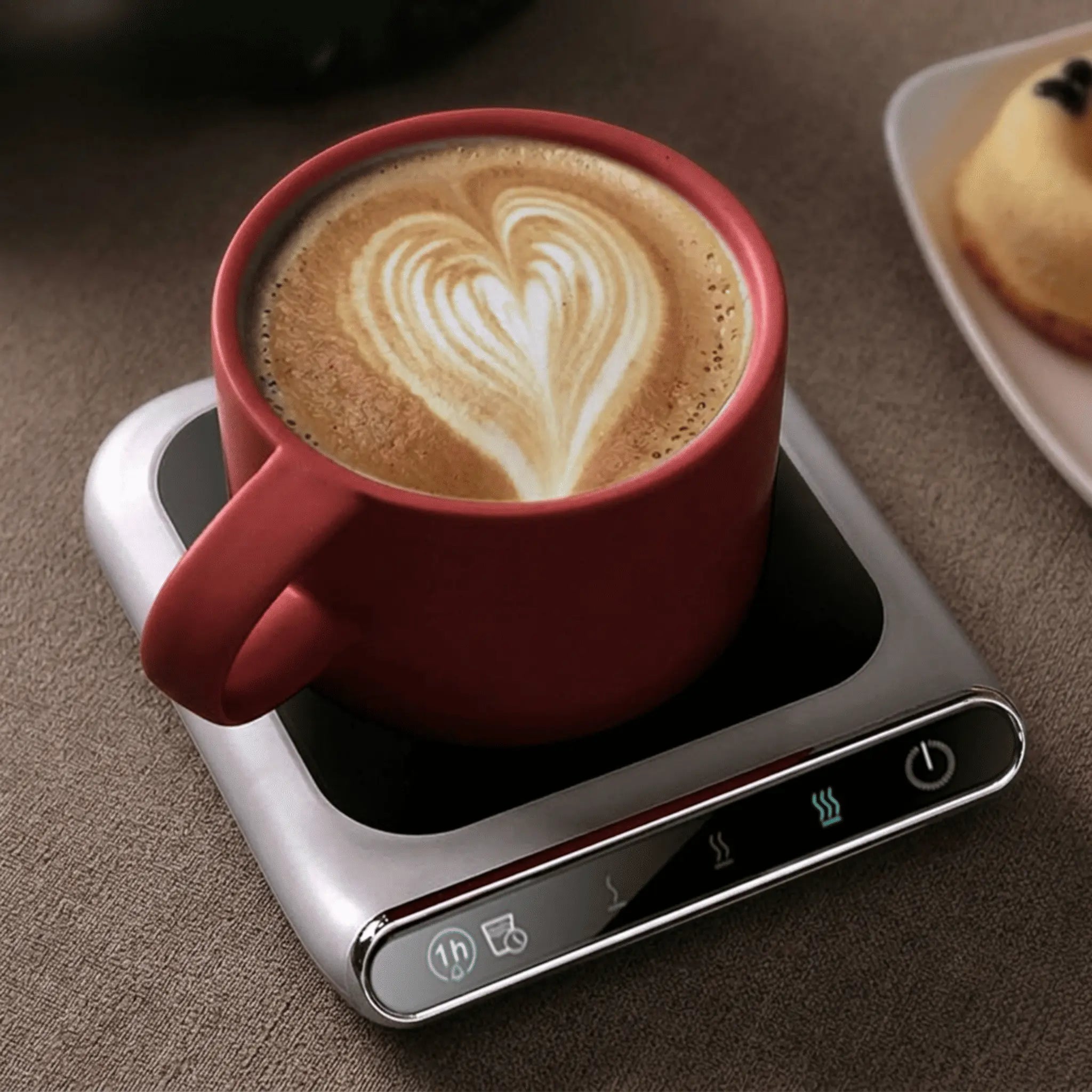 HotDisk compact cup warmer small enough to pack in bag for travel