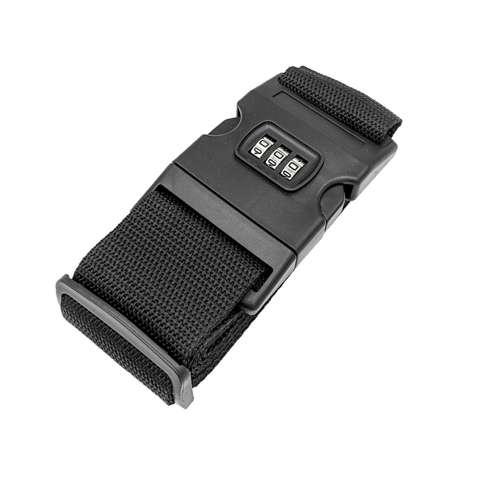 Lockable Luggage Straps heavy-duty nylon with reinforced buckle