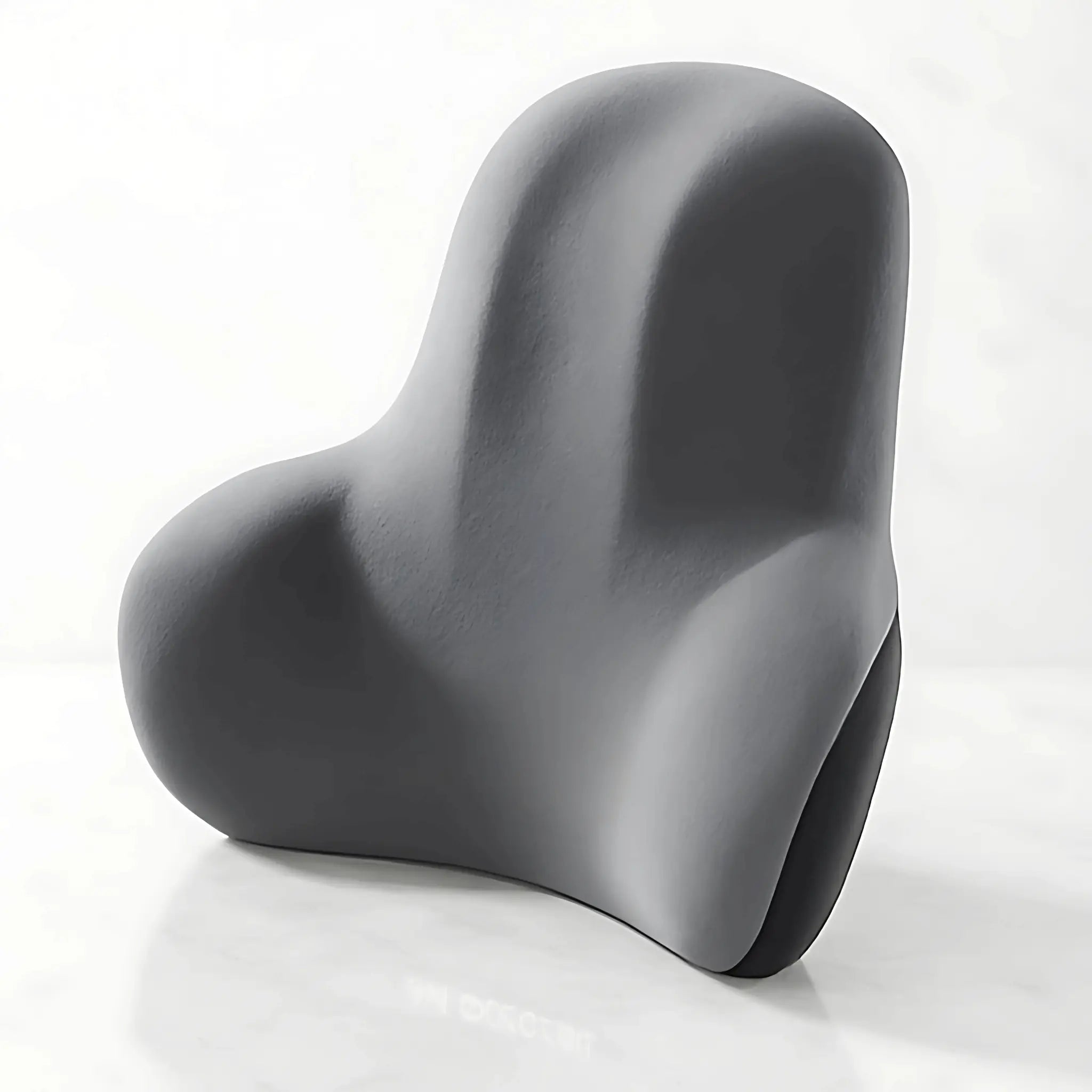 Memory foam back support pillow with modern sleek design matching office decor
