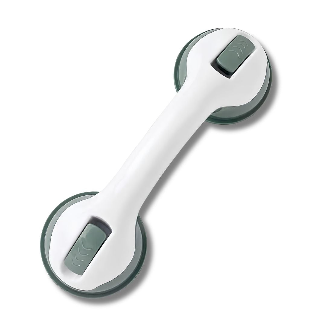 ProGrip suction grab handle installed on bathroom tiles for slip prevention safety