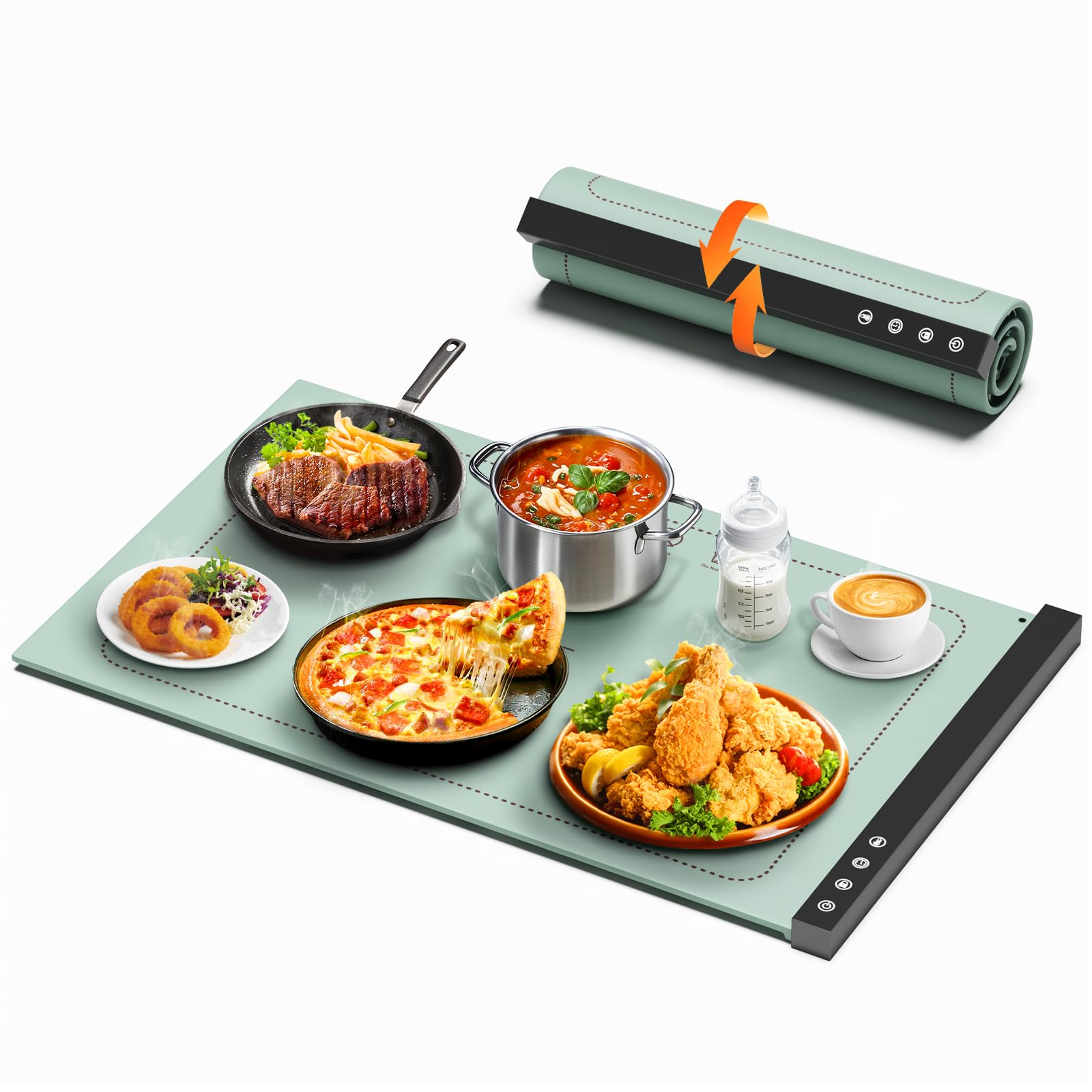 ProHeat adjustable temperature food warmer keeping stews and sauces hot at party