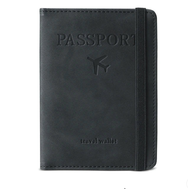 RFID blocking travel wallet for safe overseas travel