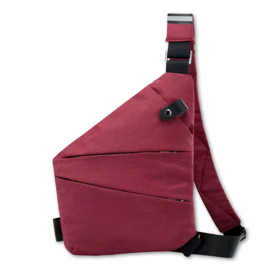 Women's anti pickpocket crossbody bag with organised internal pockets