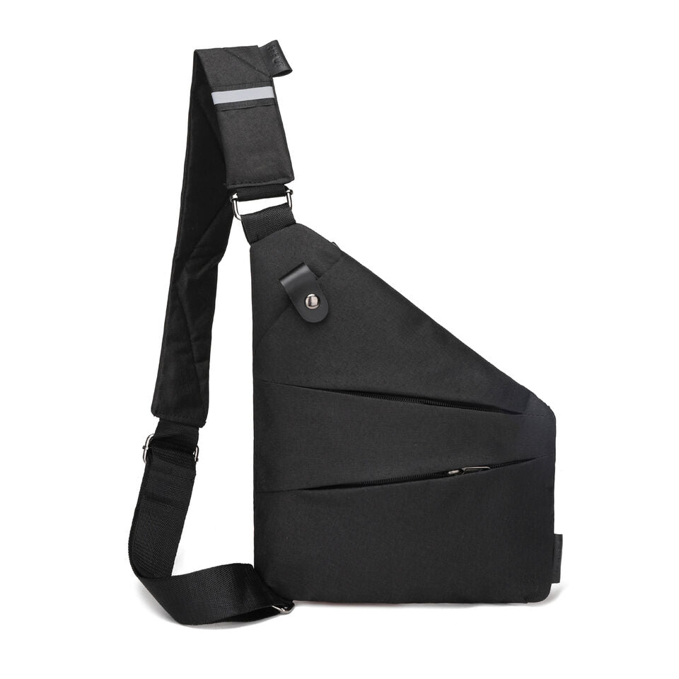 Unisex anti-theft sling bag perfect for international travel