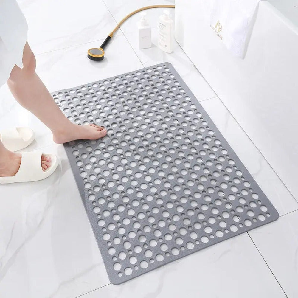 Non slip shower mat for preventing falls