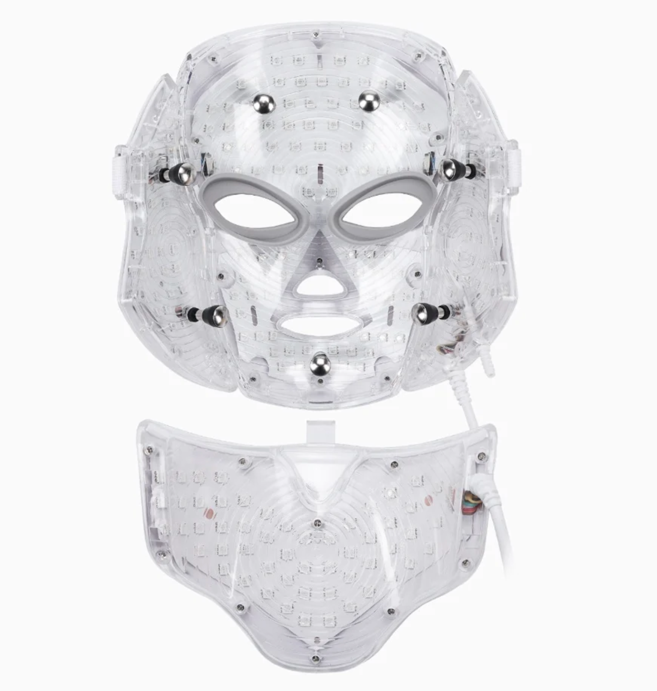 Clear glowing skin after using LuxeGlow face mask