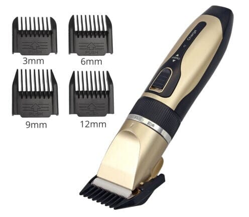 Dog Hair Clipper with 4 Guard Attachments