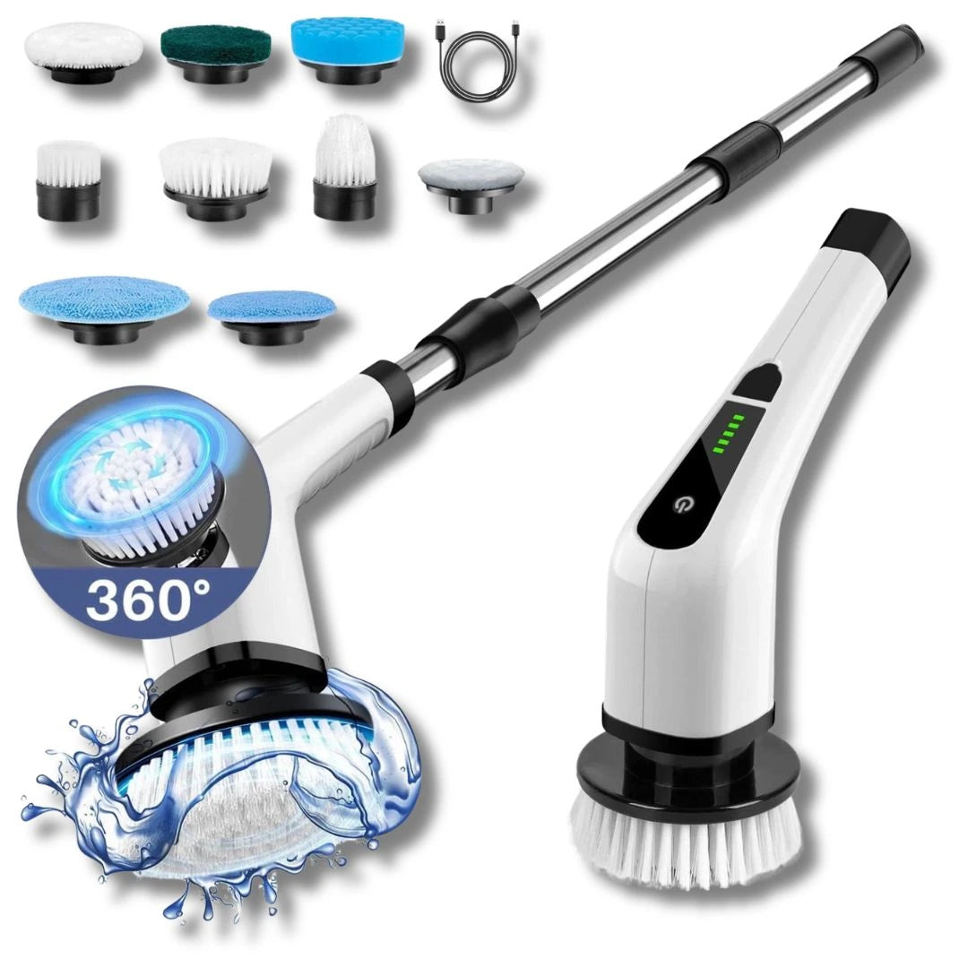 TurboClean 9-in-1 Cordless Spin Scrubber