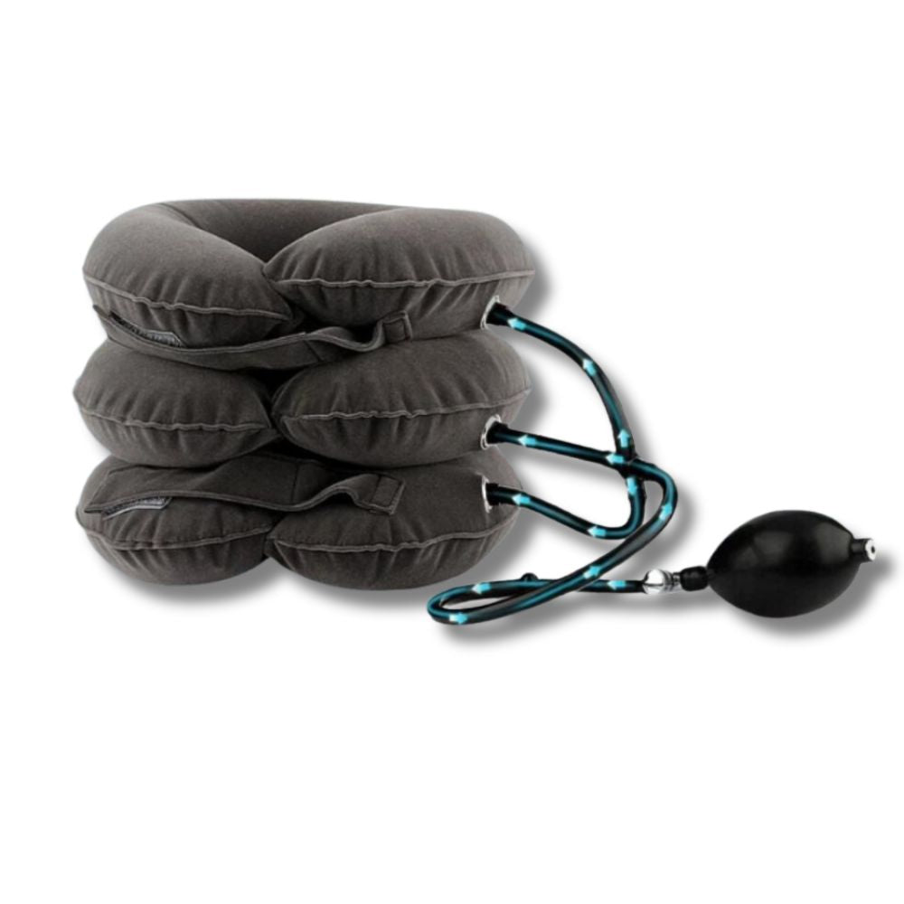 Adjustable traction collar to reduce pain from poor posture


