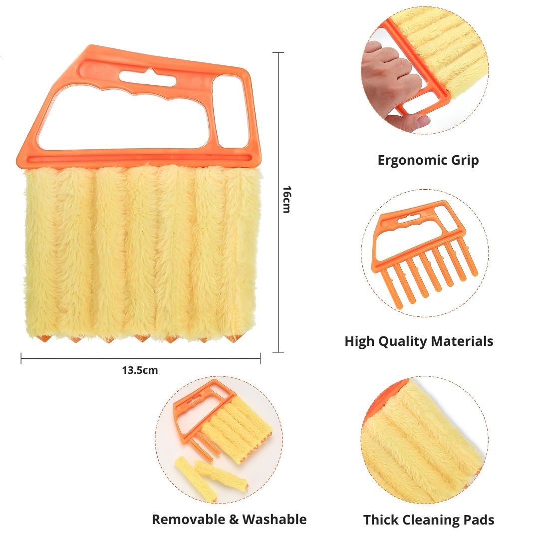 ProSwipe blind cleaner with removable sleeves after washing ready for reuse

