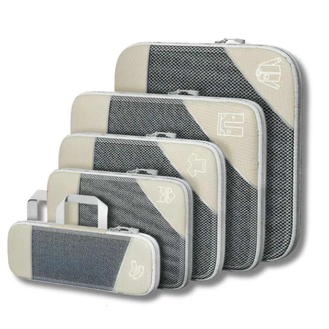 Simplify Australia travel packing cubes with breathable mesh and zippers