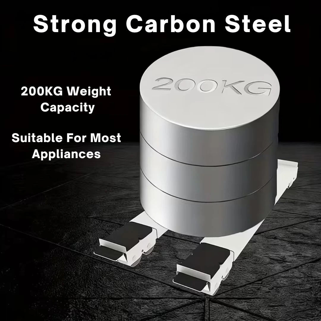 ProRoll appliance roller platform under dishwasher and fridge