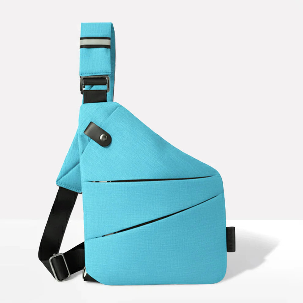 Anti theft sling bag for travel, flights and sightseeing