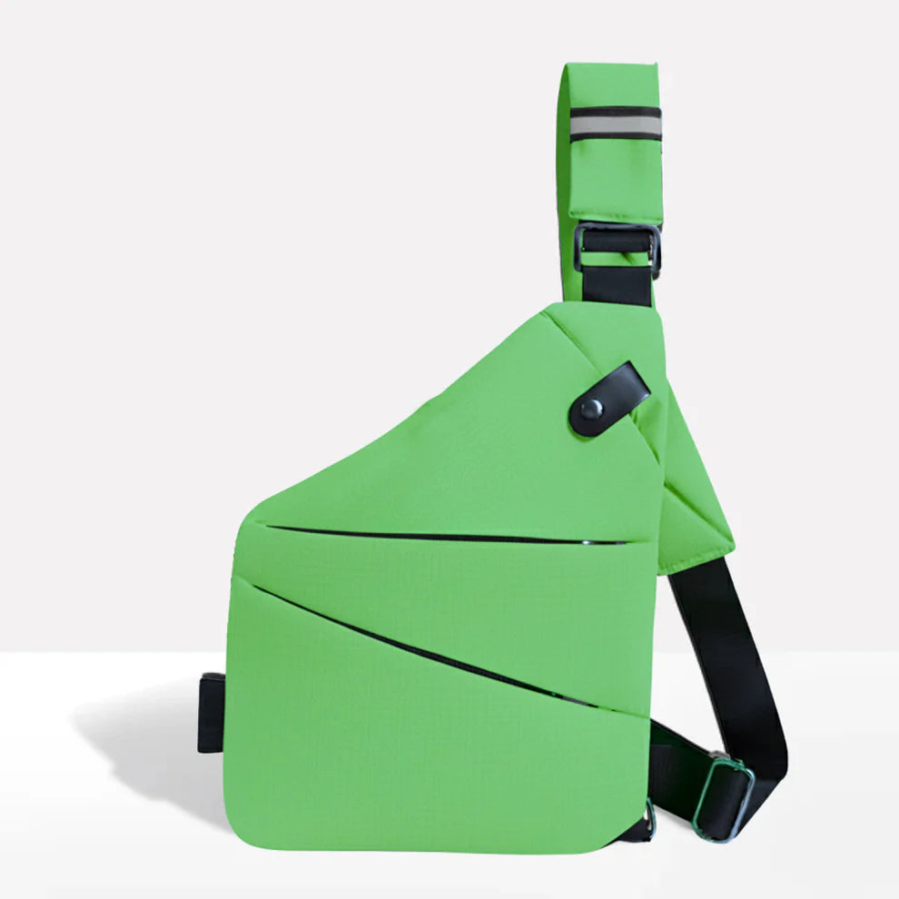 Anti theft travel bag with secure compartments for essentials