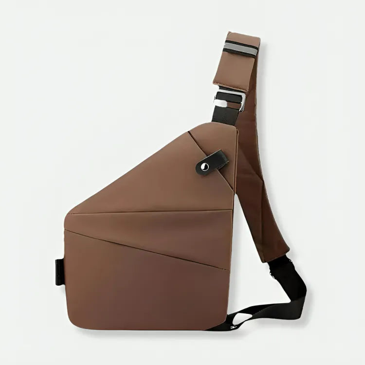 Secure crossbody bag for passports and travel documents