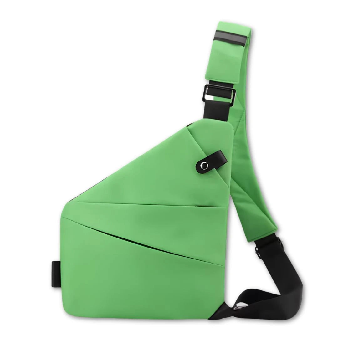 Anti pickpocket travel bag with body facing compartment for maximum security