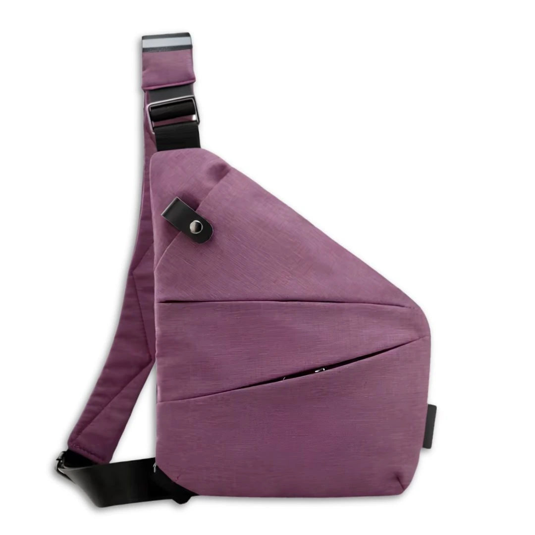 Anti theft travel bag with slash proof strap for busy tourist hotspots