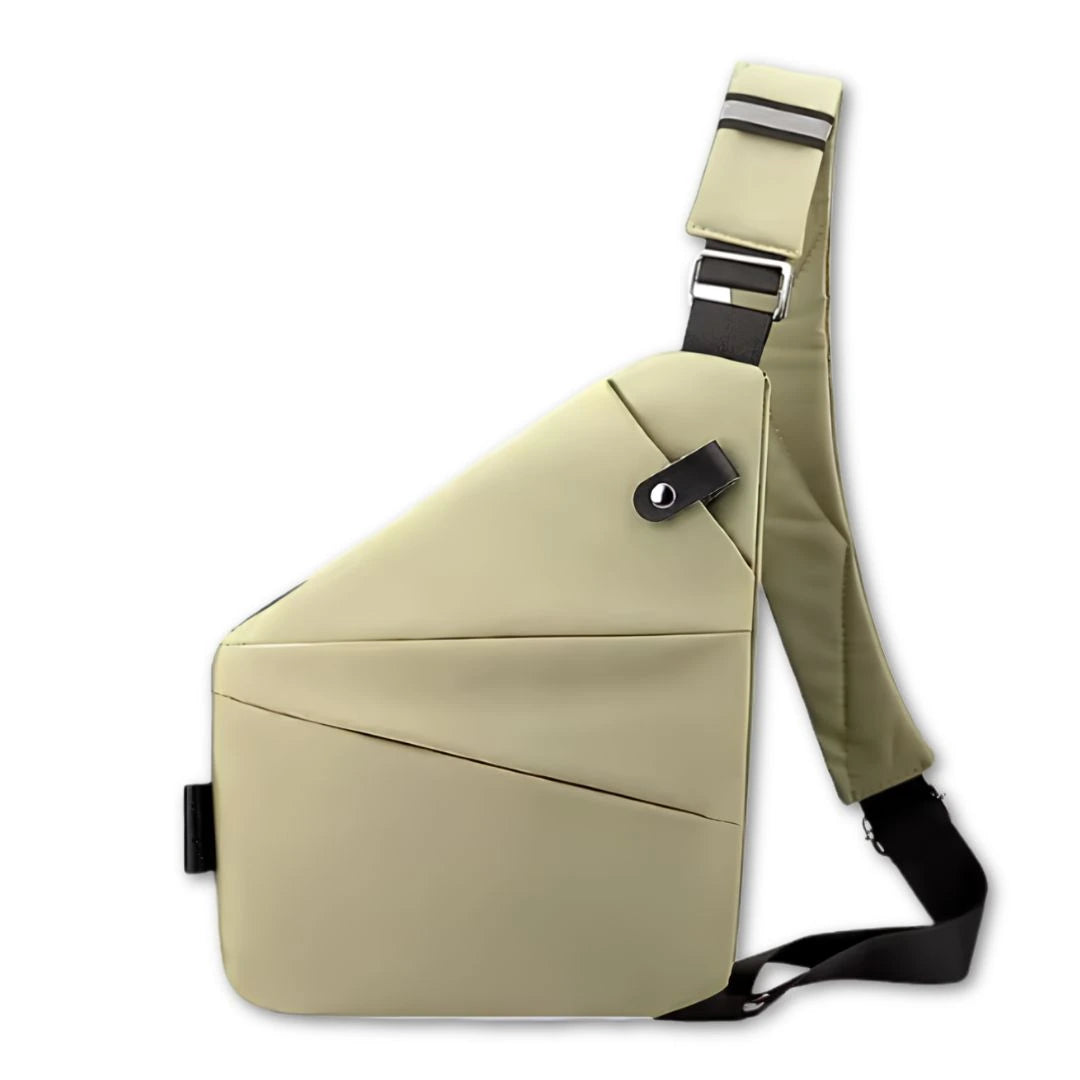 Lightweight RFID crossbody bag with adjustable strap fits 80 to 110cm for any body type