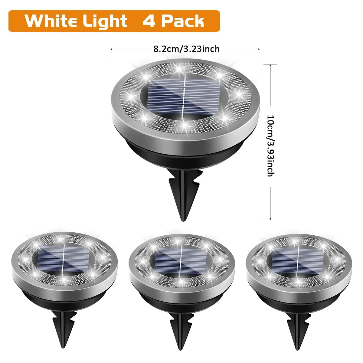 NightPath waterproof solar landscape lights working in rain and harsh weather