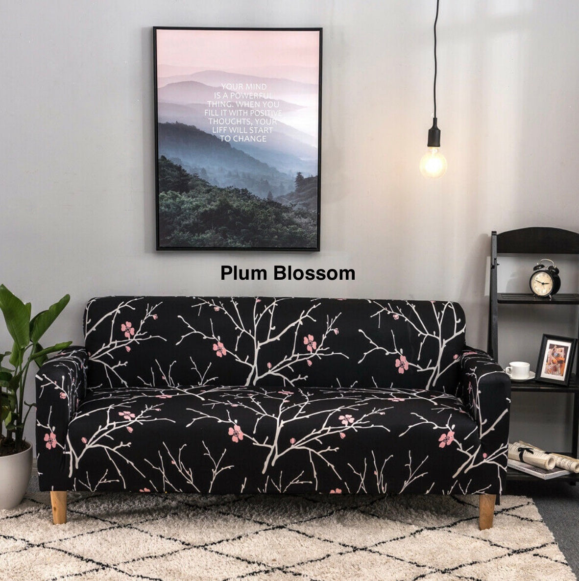 Breathable stretch fabric sofa cover for family use


