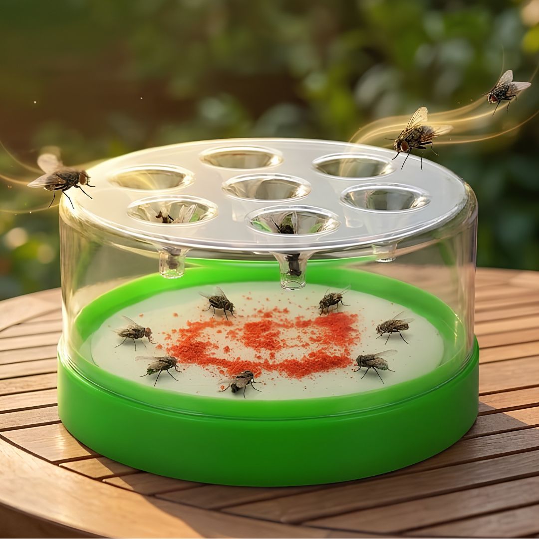 ProCatch fly catcher indoor placed on pantry shelf trapping flies without sprays
