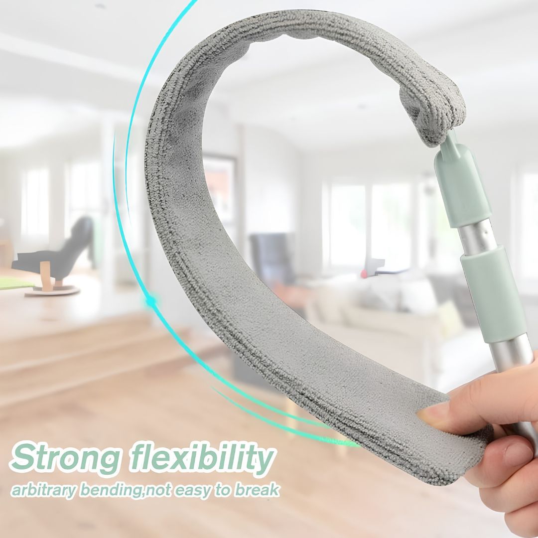 ProClean bendable gap duster reaching between cabinets and wall tight spaces