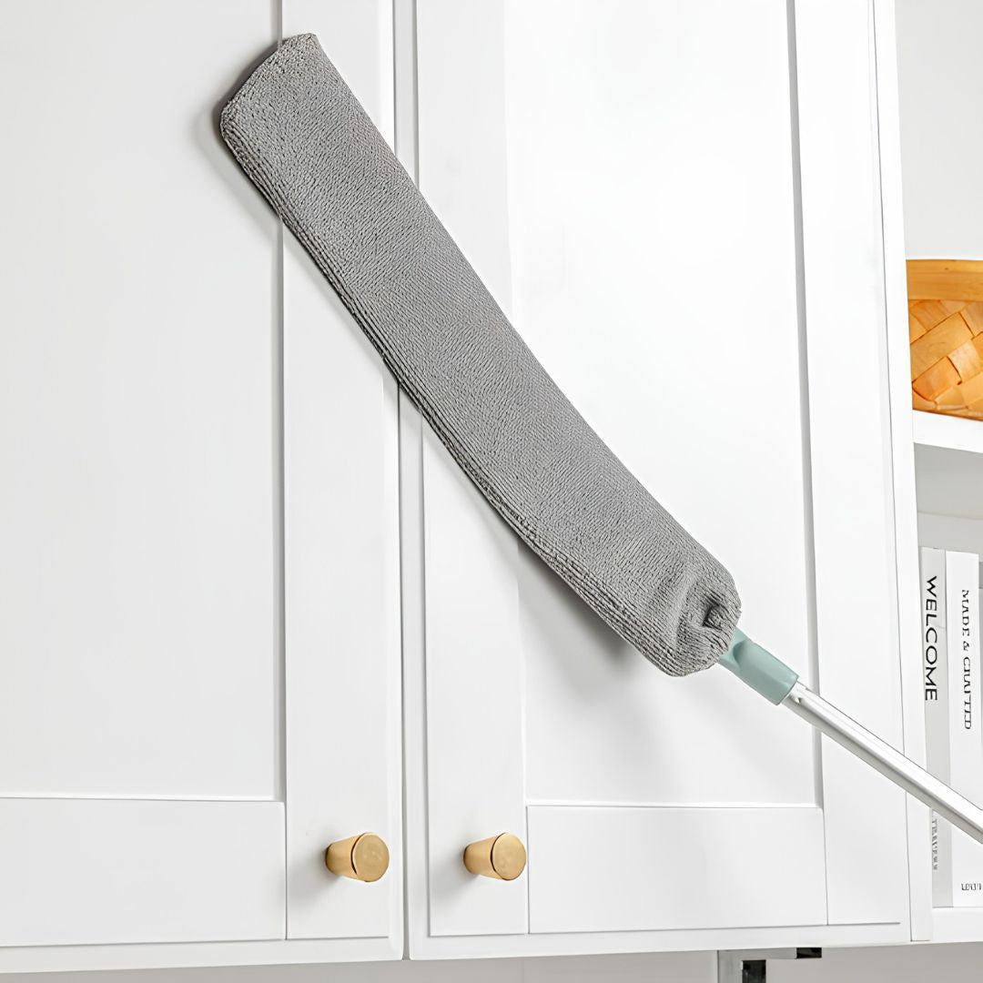 ProClean under furniture duster with retractable handle extended to full length