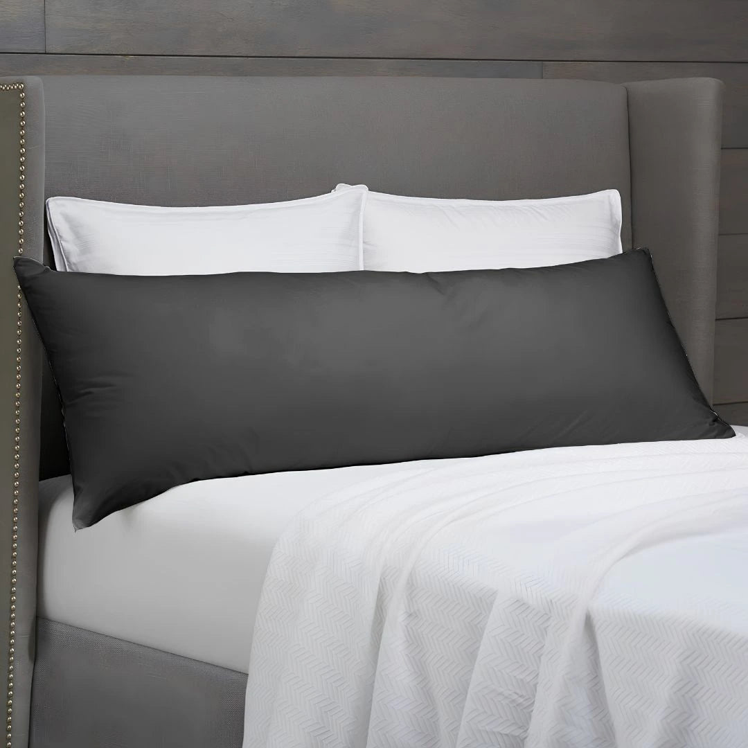 ProComfort full body support pillow on white bed linen bedroom setting