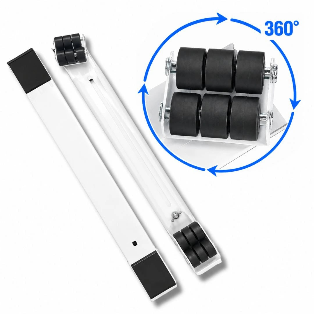 ProRoll Pivot appliance roller with 360 degree swivel end for turning fridges and washing machines