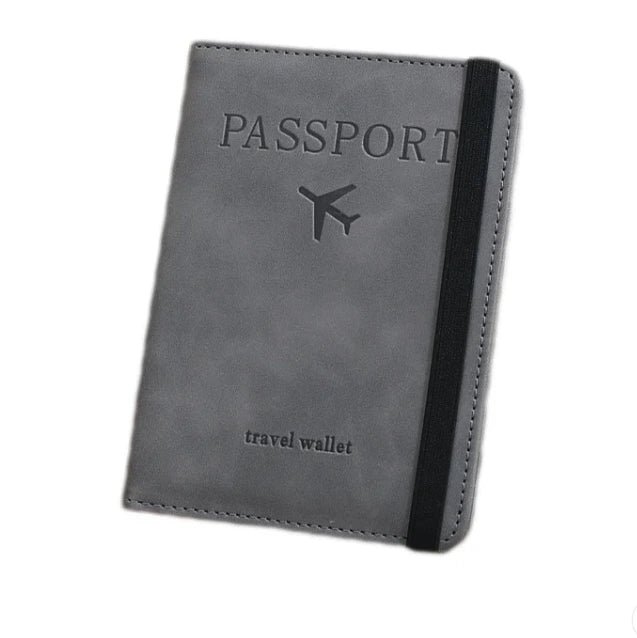 RFID travel passport holder preventing digital pickpocketing