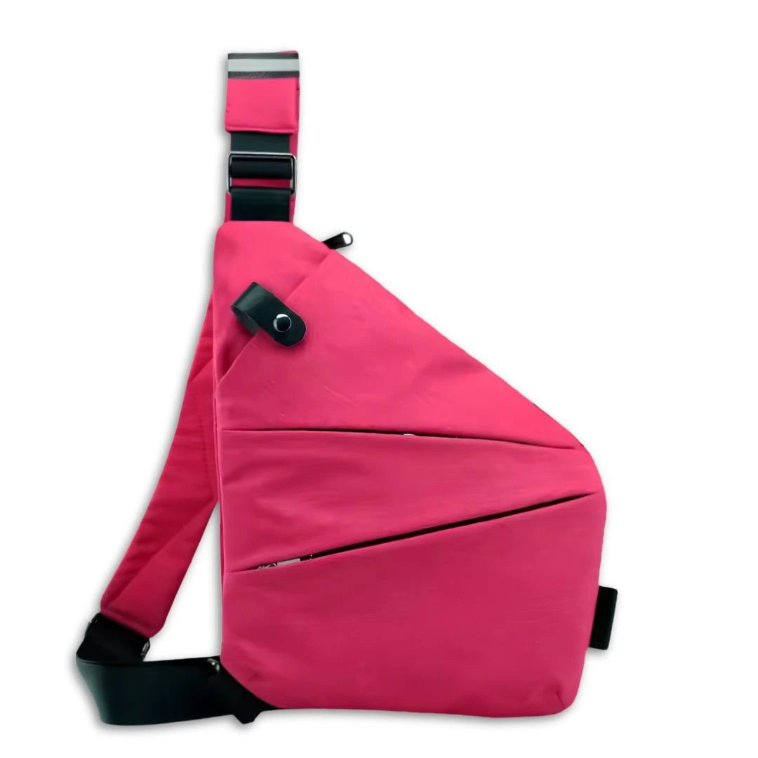 Travel security crossbody bag suited for Asia, Europe and USA trips