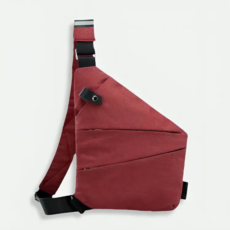 Crossbody security bag for tourists and commuters