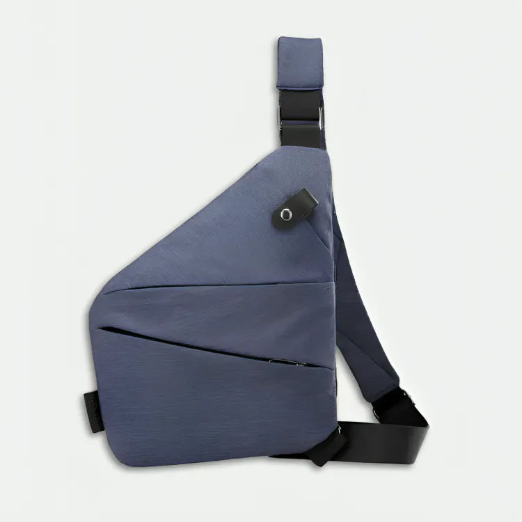 Modern navy anti-theft crossbody for travellers