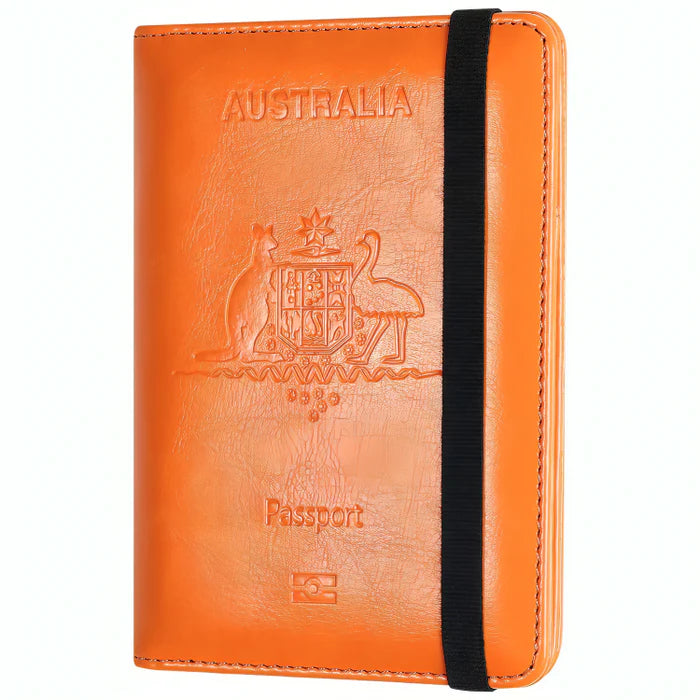 Simplify Australia waterproof RFID passport wallet protecting documents
