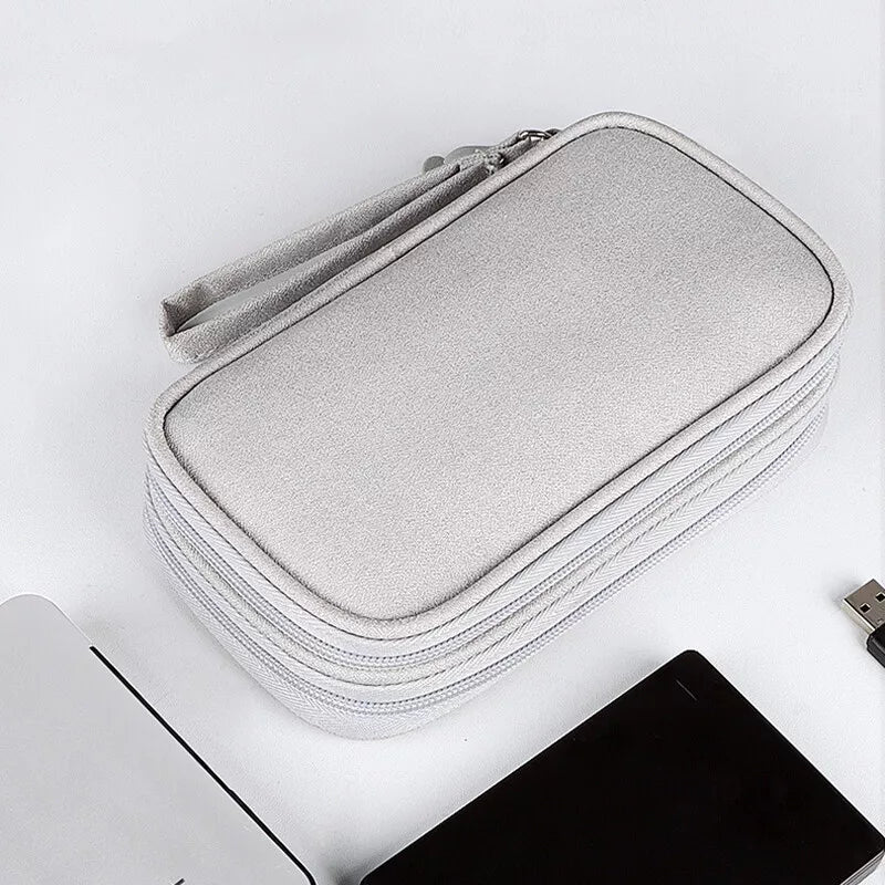 Gadget organiser for chargers, adapters and hard drives