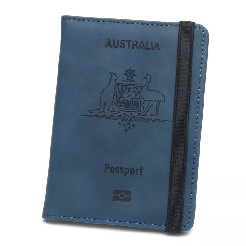 RFID blocking travel passport wallet for Australia travel security